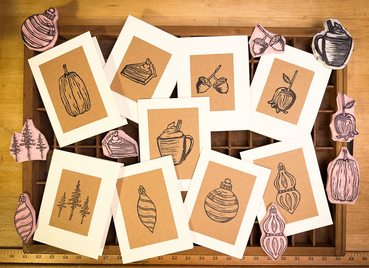Printmaking: Holiday Card Making with Caitlin