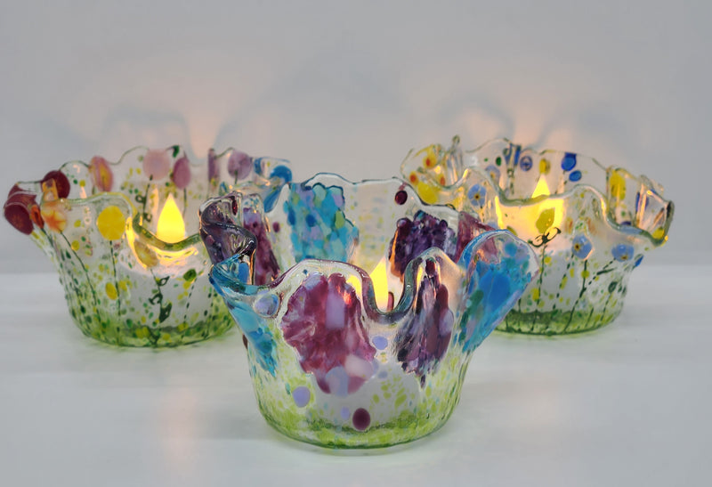 Fused Glass Flower Bowl Workshop with Stephanie