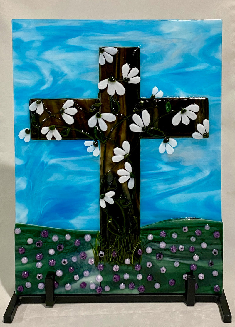 Fused Glass Cross