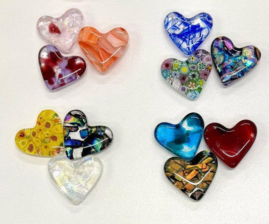 Fused Glass Heart Date Night