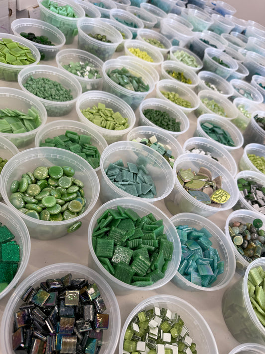 Mosaic Garden Brick Art Class