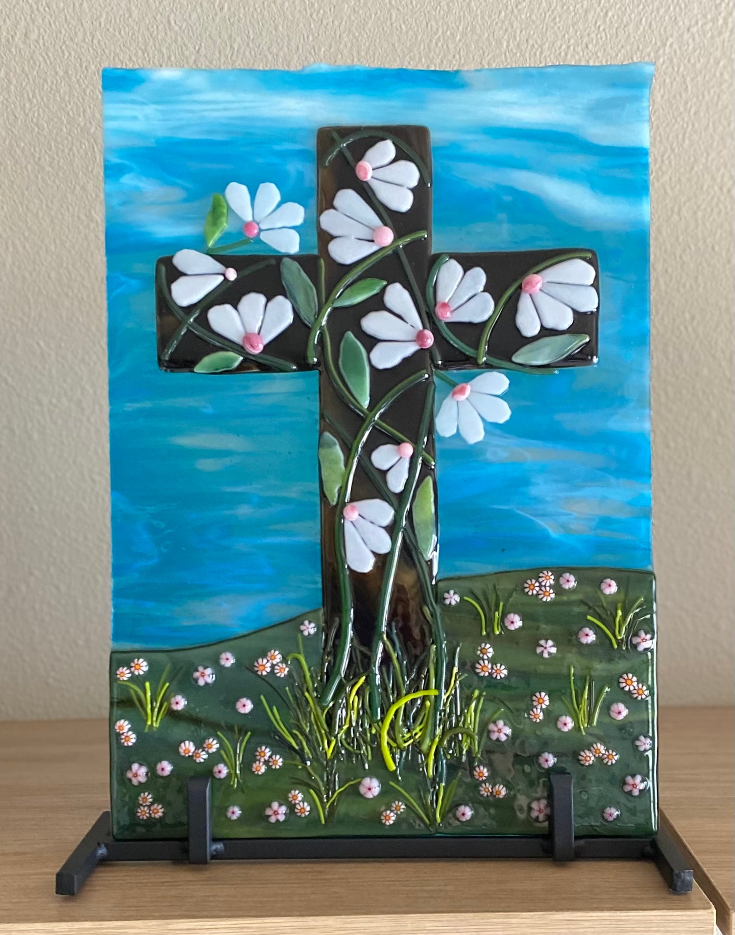 Fused Glass Cross