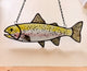 Fused Part Sheets to Stained Glass Fish