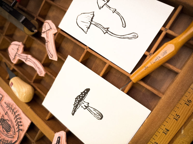 Fall Mushroom Workshop: Intro to Printmaking