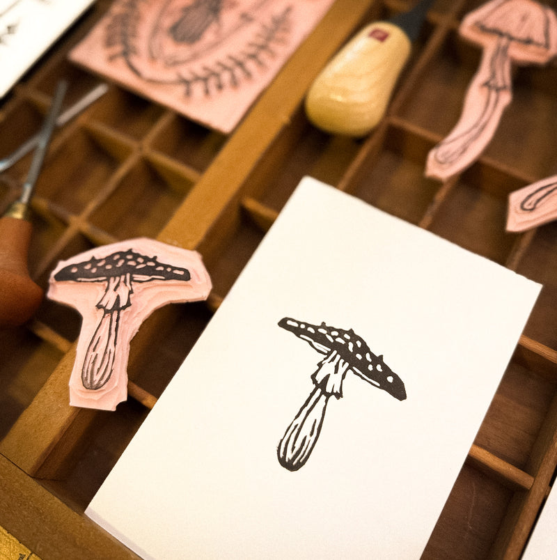 Fall Mushroom Workshop: Intro to Printmaking