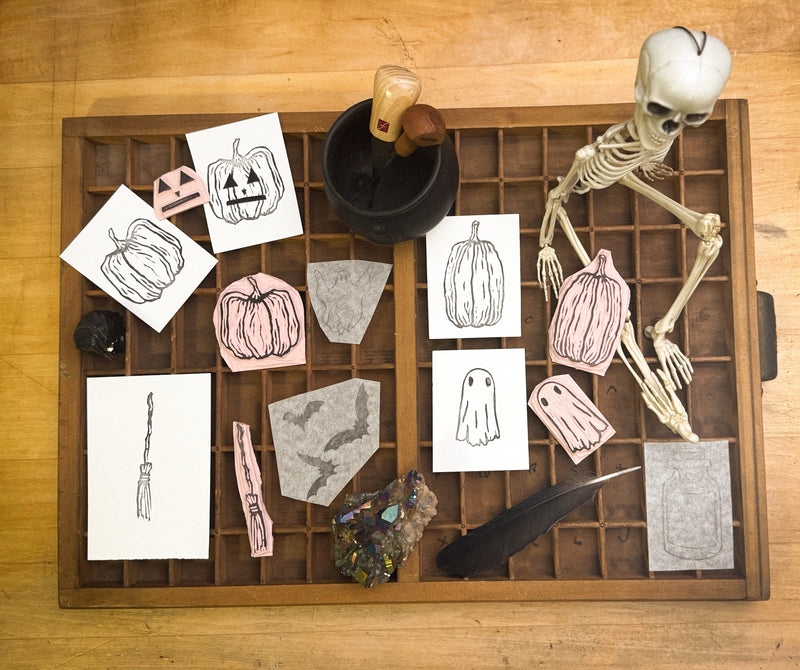 Spooky Season Printmaking Workshop with Caitlin