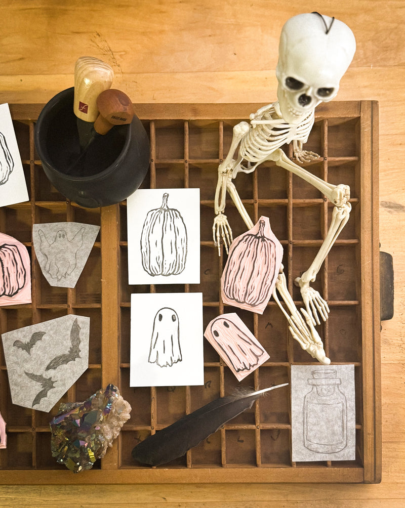 Spooky Season Printmaking Workshop with Caitlin