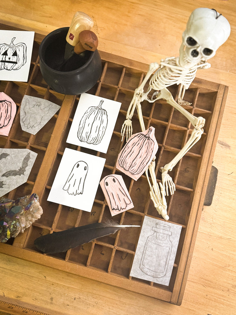 Spooky Season Printmaking Workshop with Caitlin
