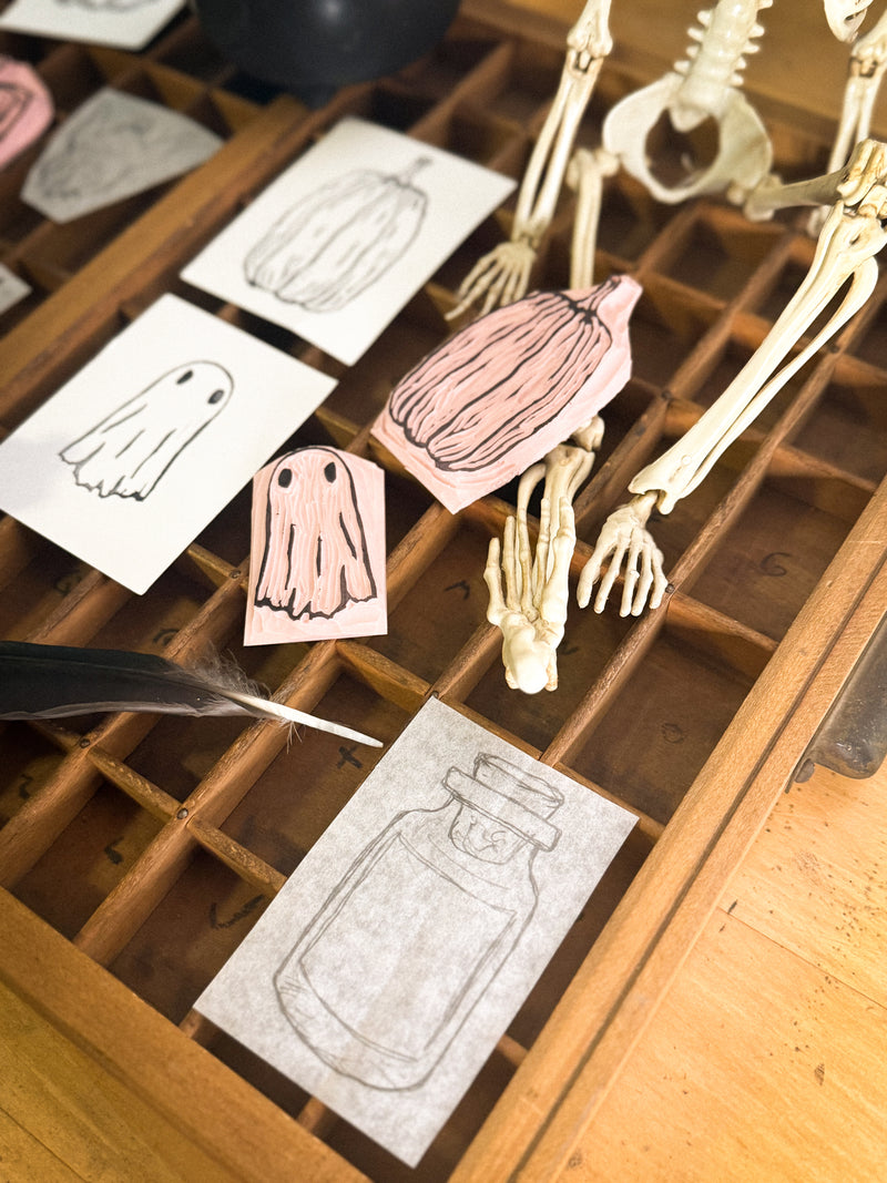 Spooky Season Printmaking Workshop with Caitlin