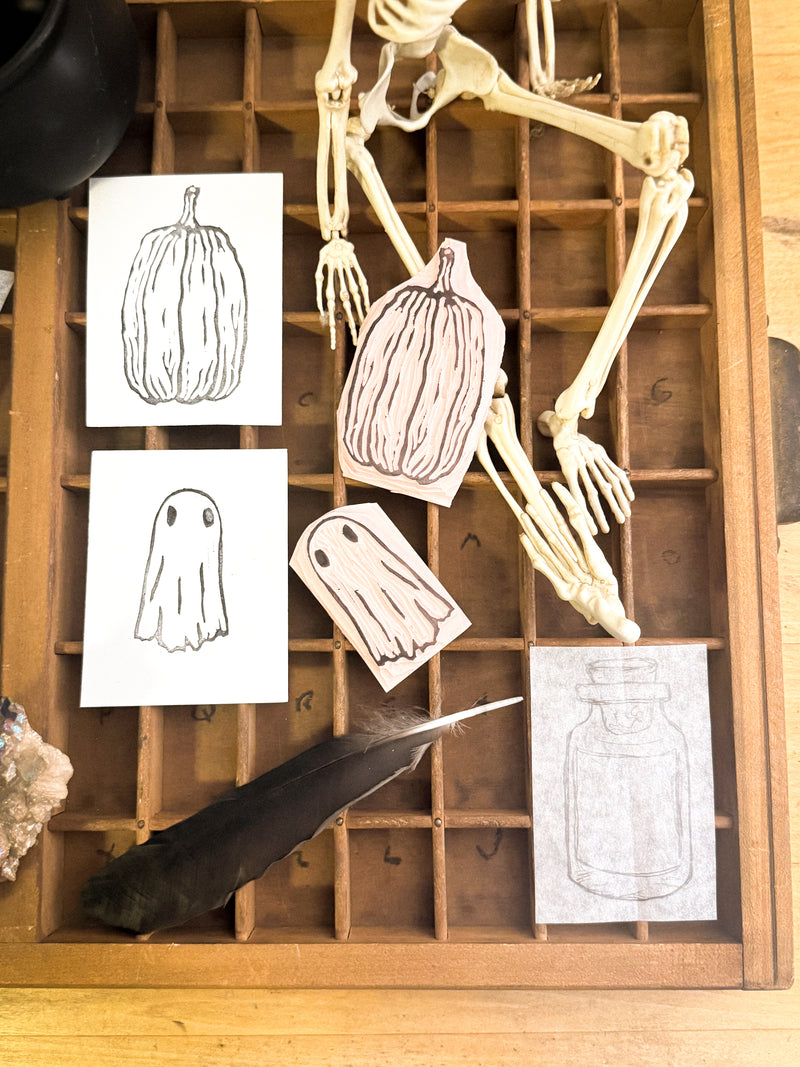 Spooky Season Printmaking Workshop with Caitlin