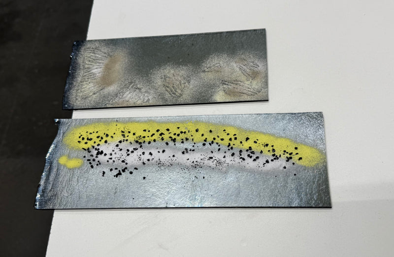 Fused Part Sheets to Stained Glass Fish