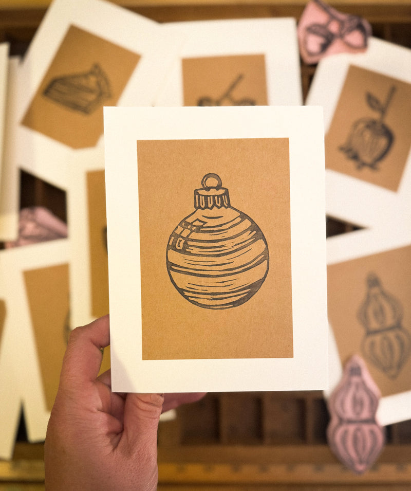 Printmaking: Holiday Card Making with Caitlin