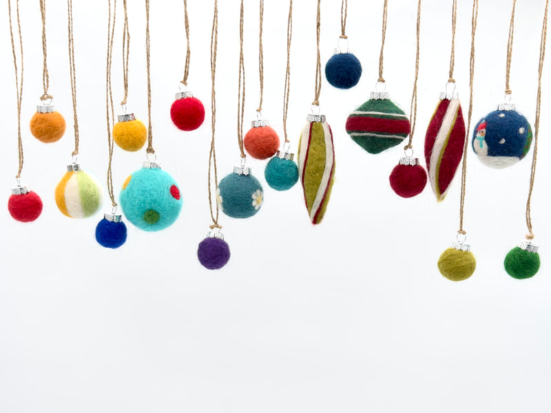 Needle-Felted Holiday Ornaments with Maggie