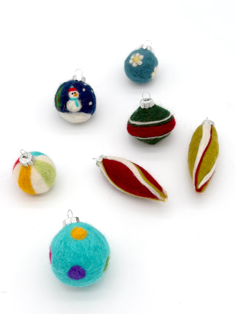 Needle-Felted Holiday Ornaments with Maggie