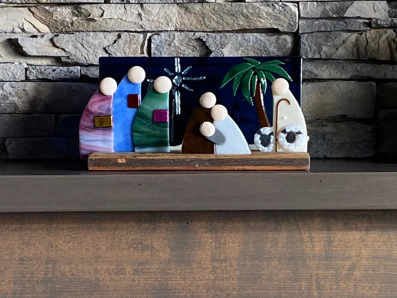 Fused Glass Nativity Scene December 1, 5pm-8pm