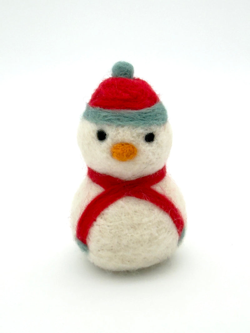 Christmas In July:  Needle-Felted Snowman w/ Maggie