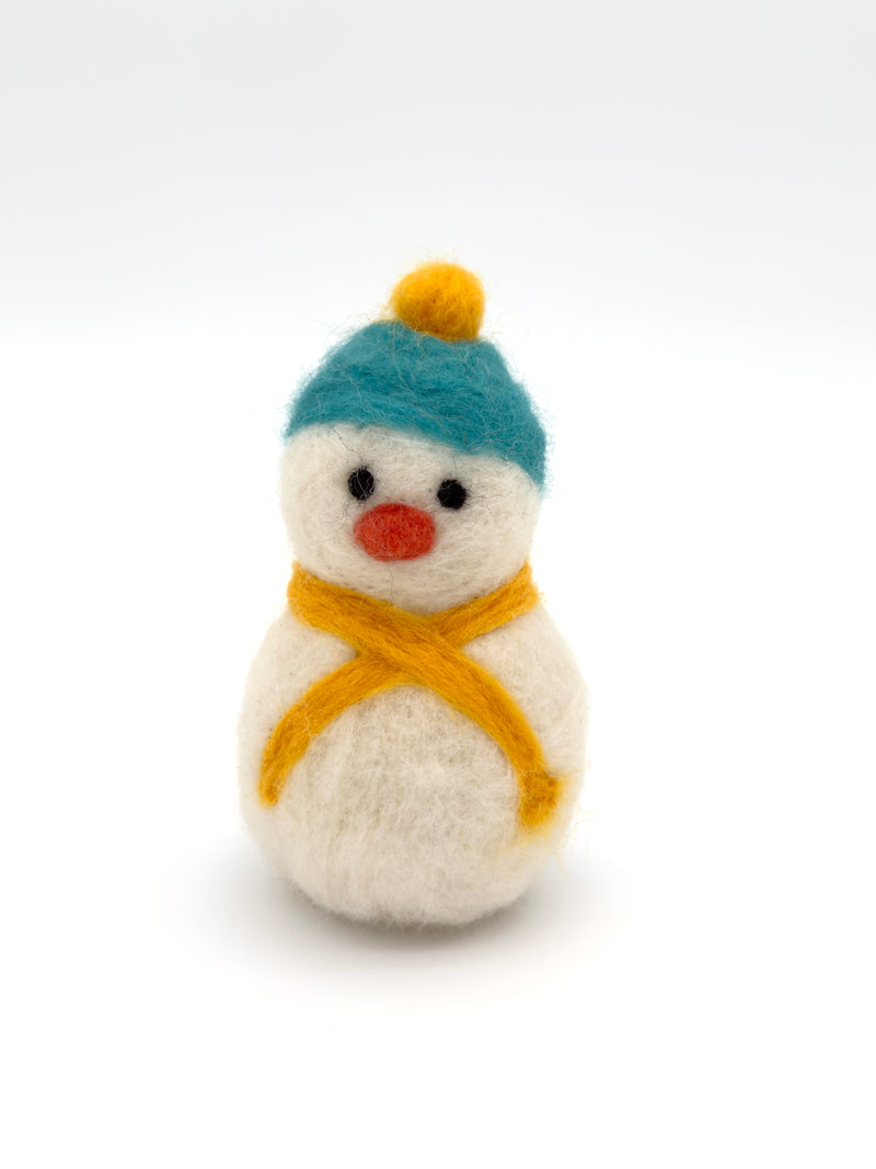 Christmas In July:  Needle-Felted Snowman w/ Maggie