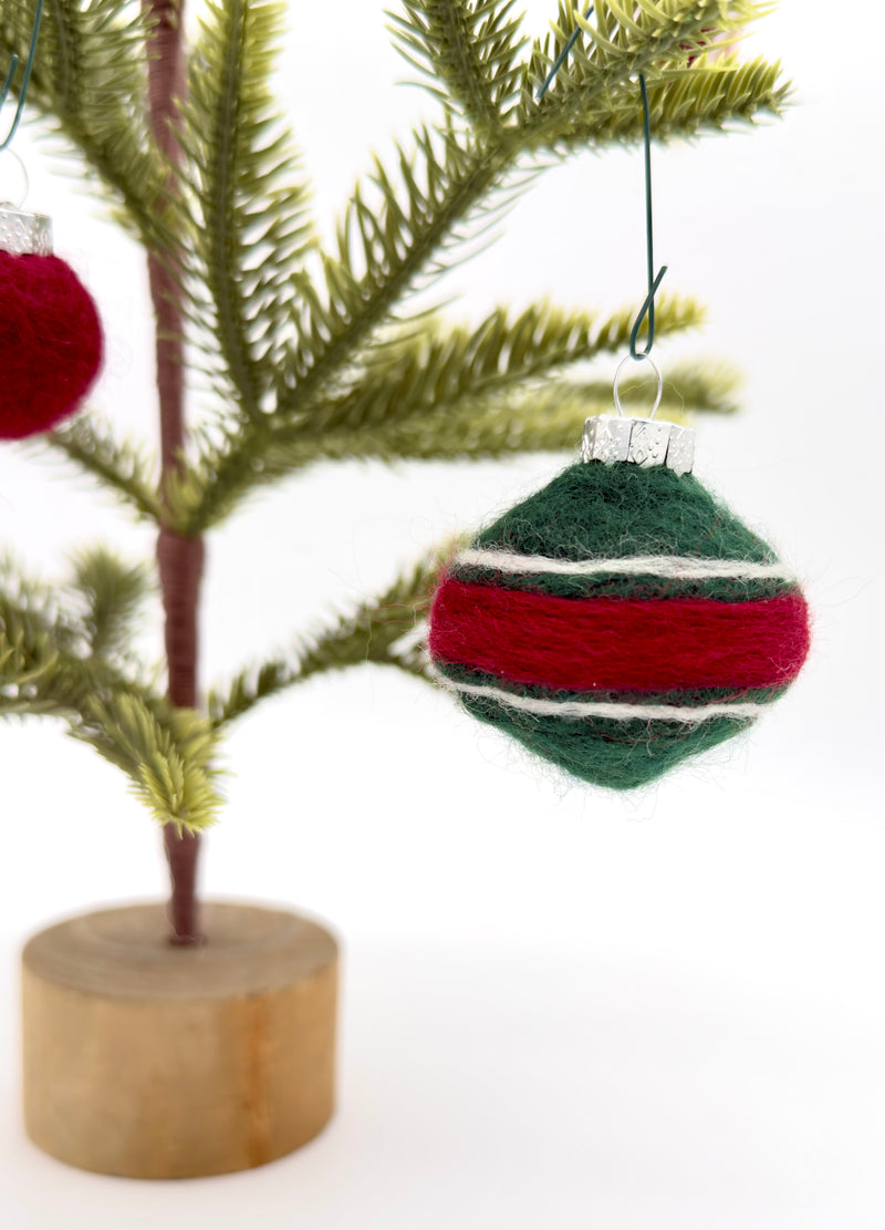 Needle-Felted Holiday Ornaments with Maggie