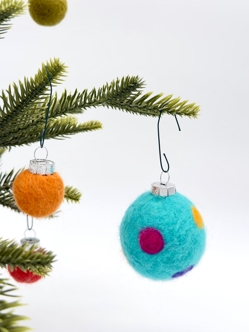 Needle-Felted Holiday Ornaments with Maggie
